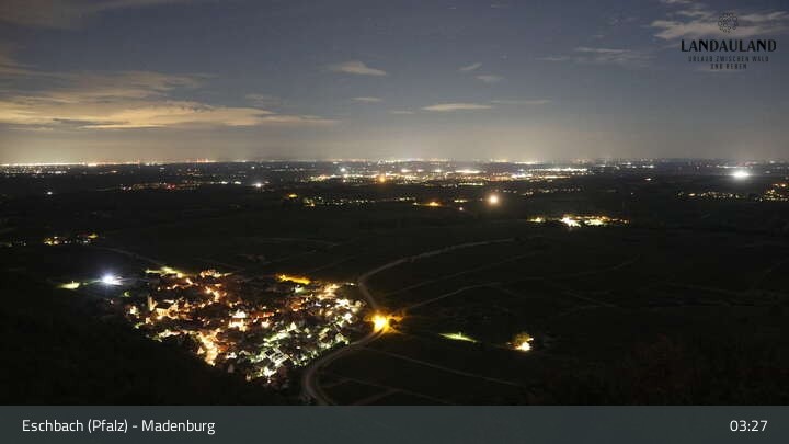 Archiv Foto Webcam Eschbach: Panorama von der Madenburg