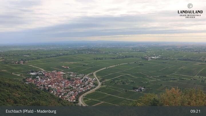 Archiv Foto Webcam Eschbach: Panorama von der Madenburg