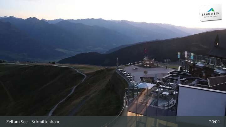 Archived image Webcam Zell am See – Schmittenhöhe Panorama towards Hohe Tauern