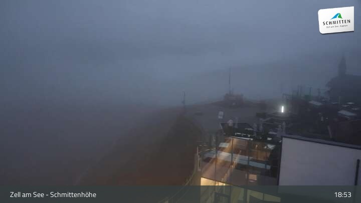 Archived image Webcam Zell am See – Schmittenhöhe Panorama towards Hohe Tauern