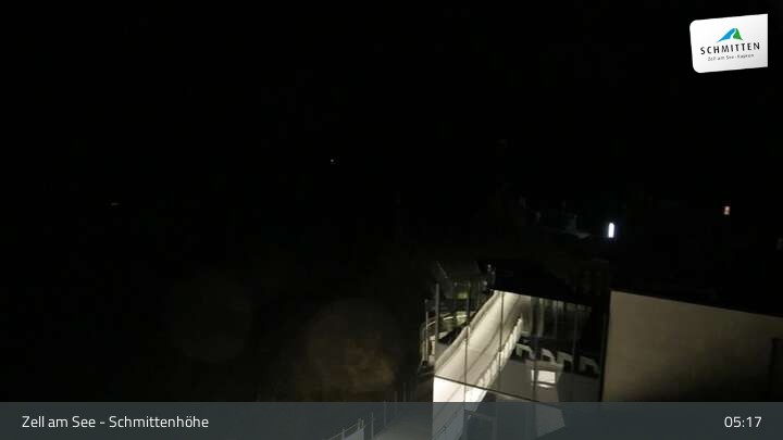 Archiv Foto Webcam Zell am See – Schmittenhöhe Bergstation und Kitzsteinhorn