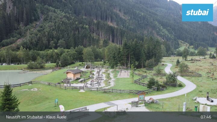 Archiv Foto Webcam Neustift im Stubaital: Kid's Park Klaus Äuele