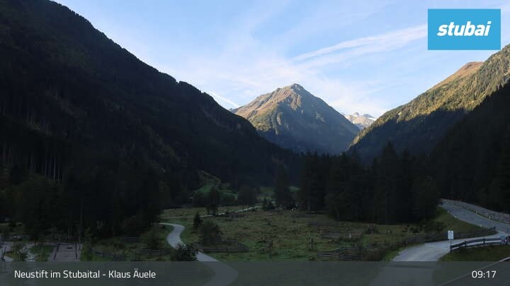 Archived image Webcam Stubaital – Kid's Park Klaus Äuele