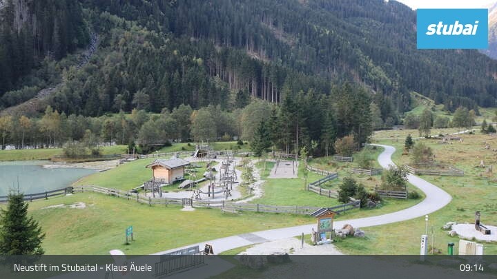 Archiv Foto Webcam Neustift im Stubaital: Kid's Park Klaus Äuele