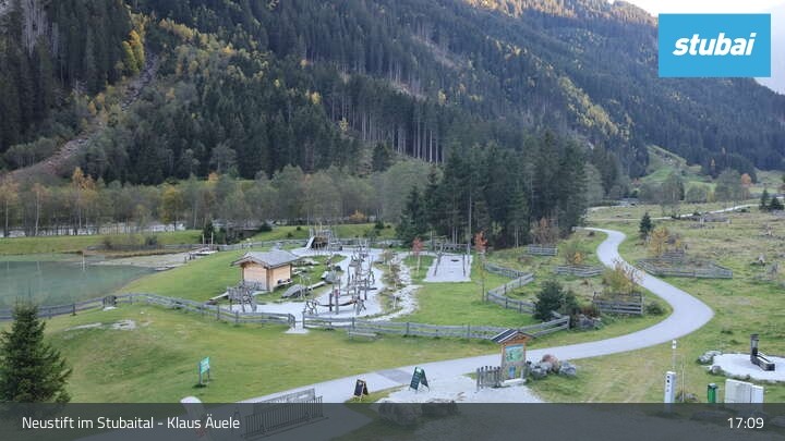 Archiv Foto Webcam Neustift im Stubaital: Kid's Park Klaus Äuele