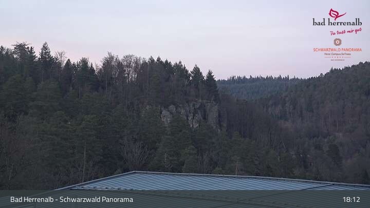 Archiv Foto Webcam Bad Herrenalb: Hotel Schwarzwald Panorama