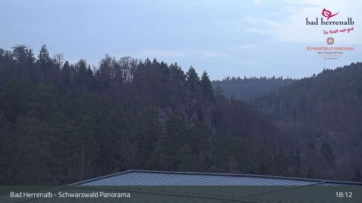 Archiv Foto Webcam Bad Herrenalb: Hotel Schwarzwald Panorama