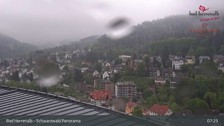Archiv Foto Webcam Bad Herrenalb: Hotel Schwarzwald Panorama