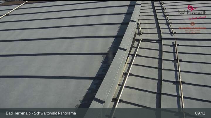 Archived image Webcam Hotel Schwarzwald Panorama in Bad Herrenalb