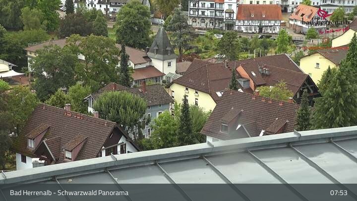Archived image Webcam Hotel Schwarzwald Panorama in Bad Herrenalb