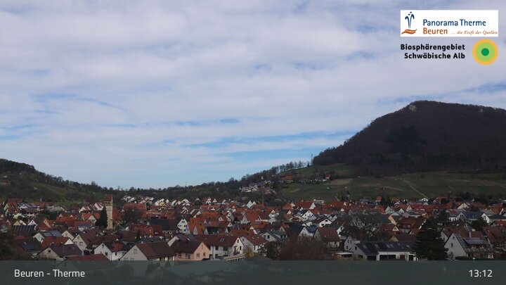 Archiv Foto Webcam Beuren: Panorama Therme