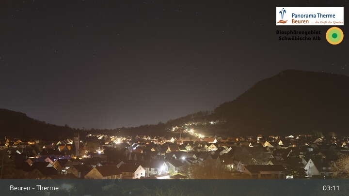 Archiv Foto Webcam Beuren: Panorama Therme