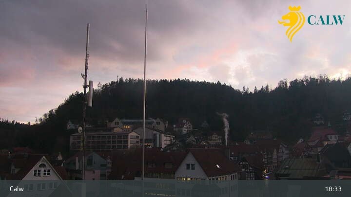 Archived image Bus Station Calw (Live Webcam)