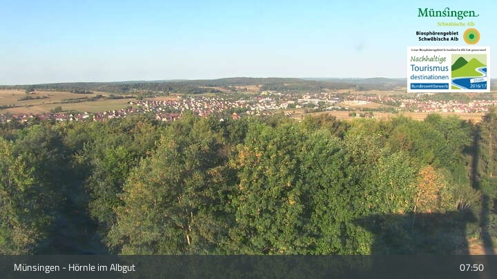 Archived image Webcam Hörnle im Albgut, Münsingen