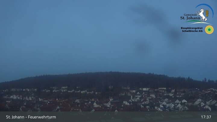 Archiv Foto Webcam Feuerwehrturm St. Johann / Würtingen