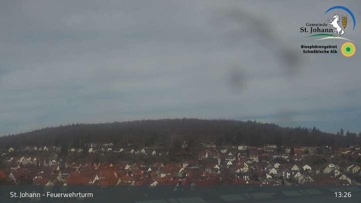 Archiv Foto Webcam Feuerwehrturm St. Johann / Würtingen