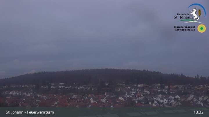 Archiv Foto Webcam Feuerwehrturm St. Johann / Würtingen