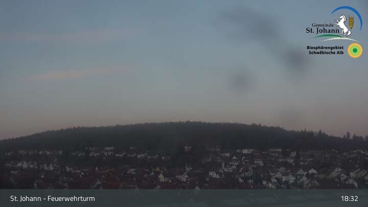 Archiv Foto Webcam Feuerwehrturm St. Johann / Würtingen