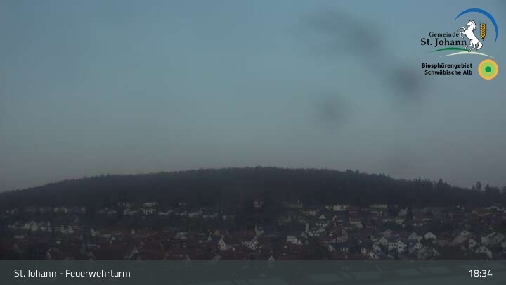 Archiv Foto Webcam Feuerwehrturm St. Johann / Würtingen