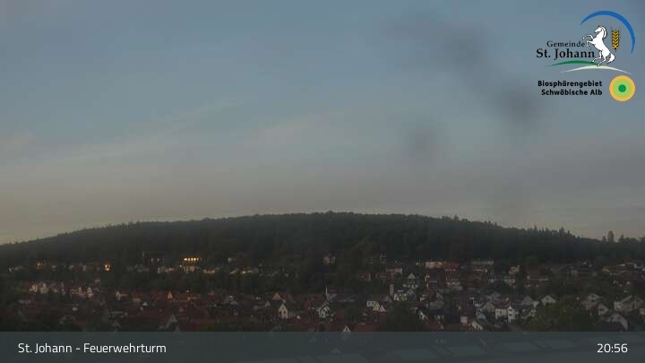 Archiv Foto Webcam Feuerwehrturm St. Johann / Würtingen