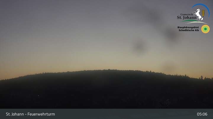 Archiv Foto Webcam Feuerwehrturm St. Johann / Würtingen