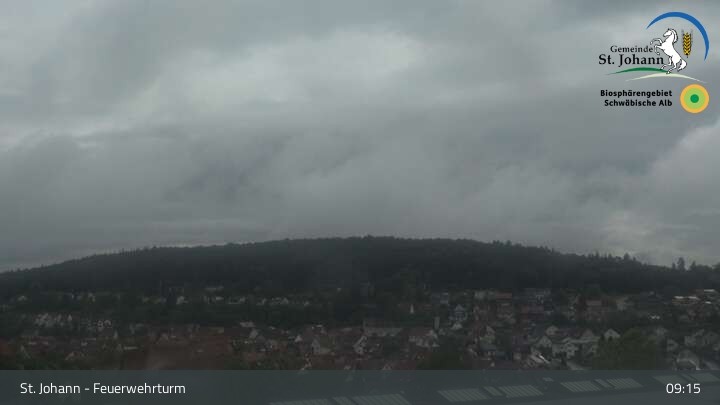 Archiv Foto Webcam Feuerwehrturm St. Johann / Würtingen