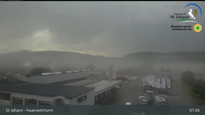 Archived image Webcam Fire Station St Johann / Würtingen
