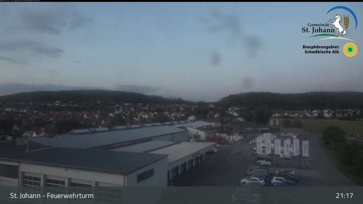 Archiv Foto Webcam Feuerwehrturm St. Johann / Würtingen