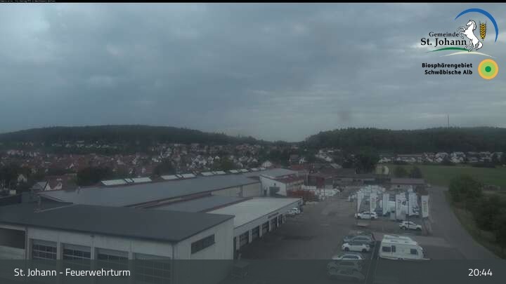 Archiv Foto Webcam Feuerwehrturm St. Johann / Würtingen