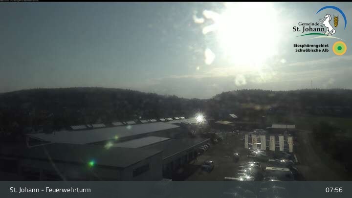 Archiv Foto Webcam Feuerwehrturm St. Johann / Würtingen