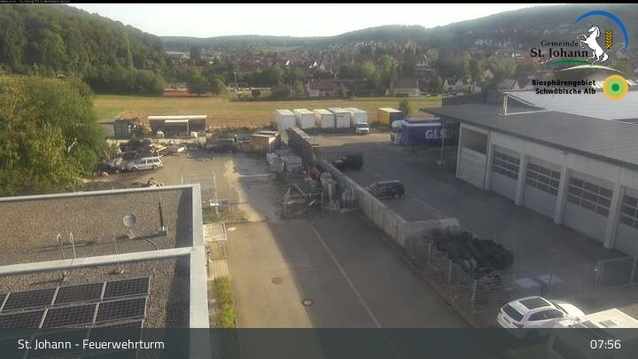 Archiv Foto Webcam Feuerwehrturm St. Johann / Würtingen