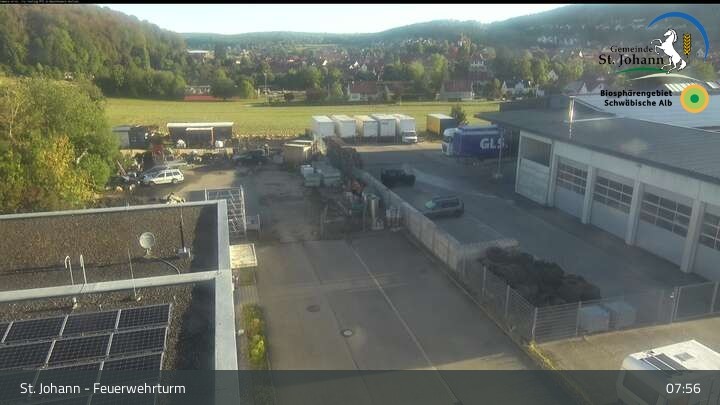 Archiv Foto Webcam Feuerwehrturm St. Johann / Würtingen