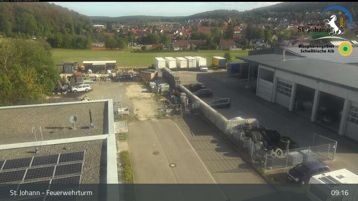 Archiv Foto Webcam Feuerwehrturm St. Johann / Würtingen