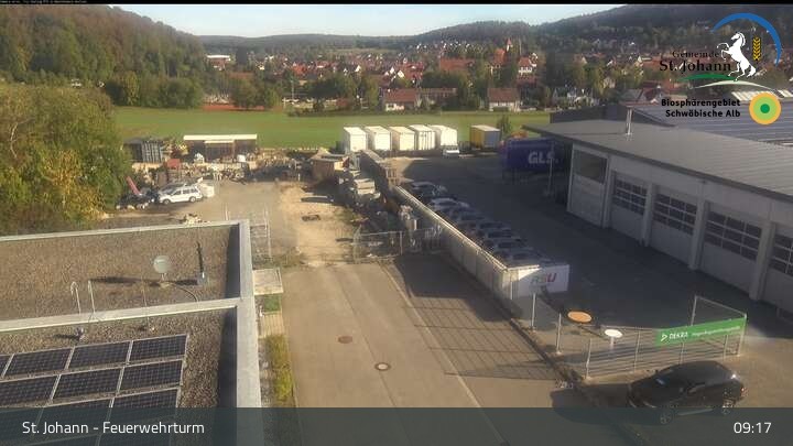 Archiv Foto Webcam Feuerwehrturm St. Johann / Würtingen