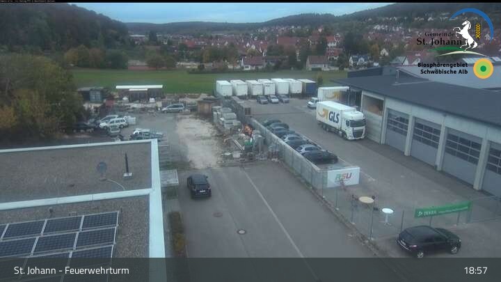 Archiv Foto Webcam Feuerwehrturm St. Johann / Würtingen