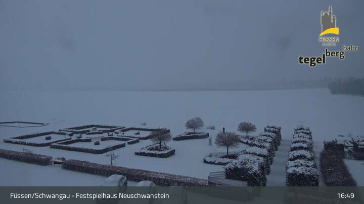 Archived image Webcam Füssen: Ludwigs Festspielhaus Theatre