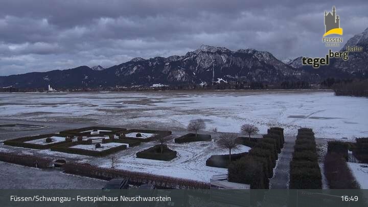 Archiv Foto Webcam Ludwigs Festspielhaus in Füssen