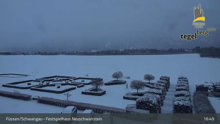 Archiv Foto Webcam Ludwigs Festspielhaus in Füssen