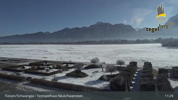 Archived image Webcam Füssen: Ludwigs Festspielhaus Theatre