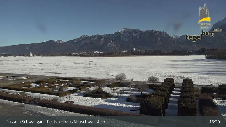 Archived image Webcam Füssen: Ludwigs Festspielhaus Theatre