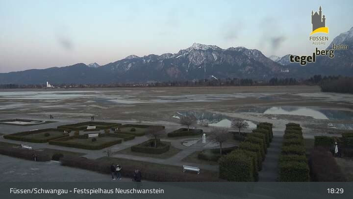 Archived image Webcam Füssen: Ludwigs Festspielhaus Theatre
