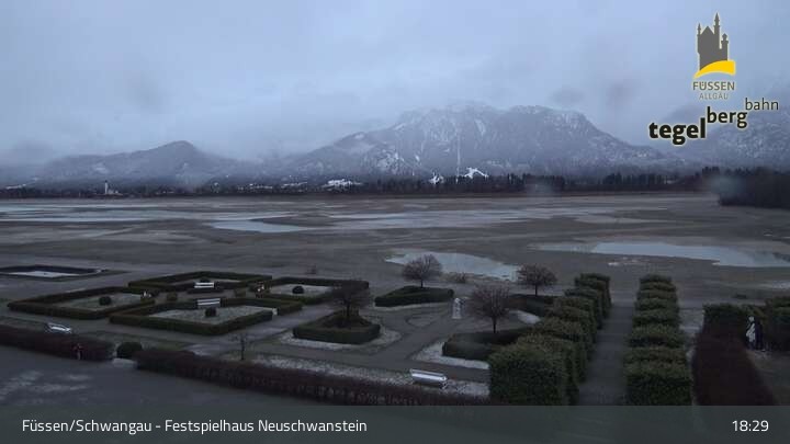 Archived image Webcam Füssen: Ludwigs Festspielhaus Theatre