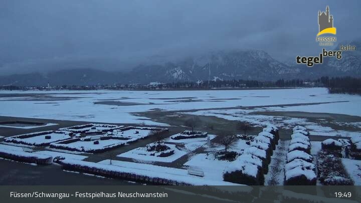 Archiv Foto Webcam Ludwigs Festspielhaus in Füssen