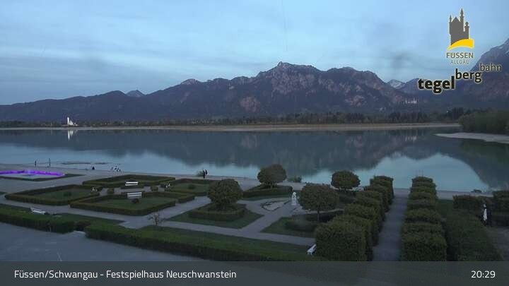 Archived image Webcam Füssen: Ludwigs Festspielhaus Theatre