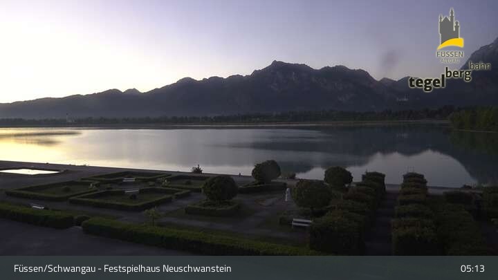 Archived image Webcam Füssen: Ludwigs Festspielhaus Theatre