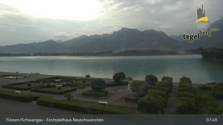 Archived image Webcam Füssen: Ludwigs Festspielhaus Theatre