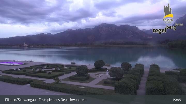 Archived image Webcam Füssen: Ludwigs Festspielhaus Theatre