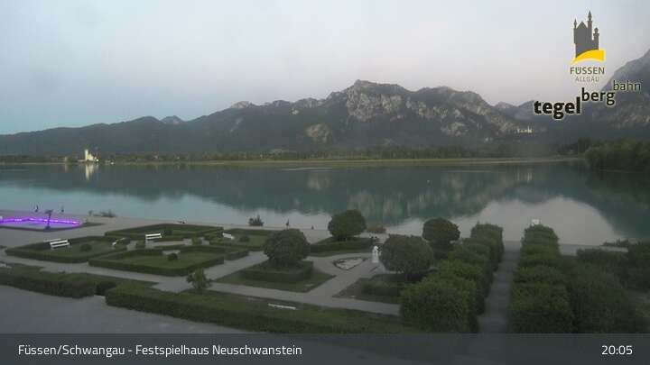 Archived image Webcam Füssen: Ludwigs Festspielhaus Theatre