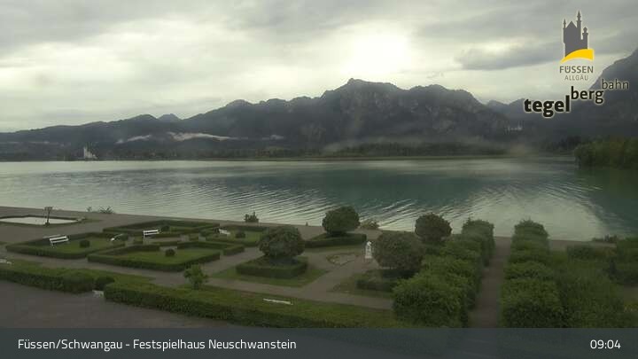 Archived image Webcam Füssen: Ludwigs Festspielhaus Theatre