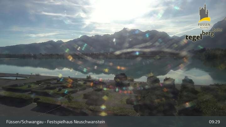 Archived image Webcam Füssen: Ludwigs Festspielhaus Theatre